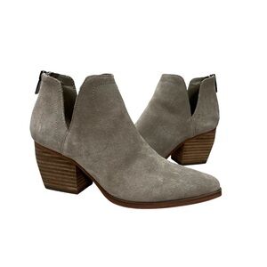 Vince Camuto Taupe Suede Booties Size 7